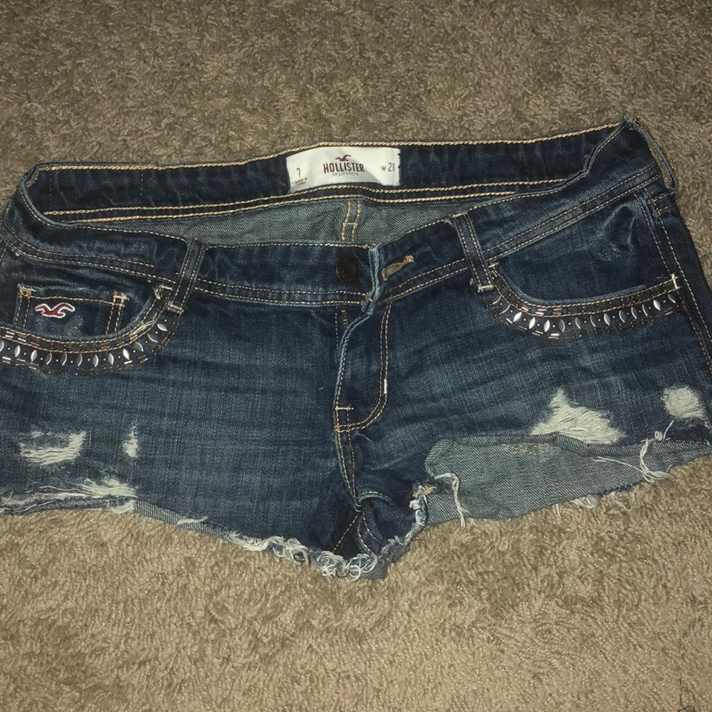 Hollister jean shorts